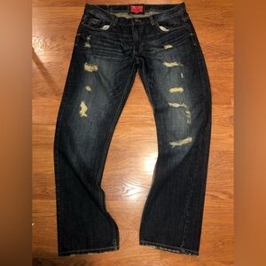 Jordan Craig Distressed Modern Relaxed Jeans Size 36